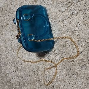 3/$20 Green transparent purse